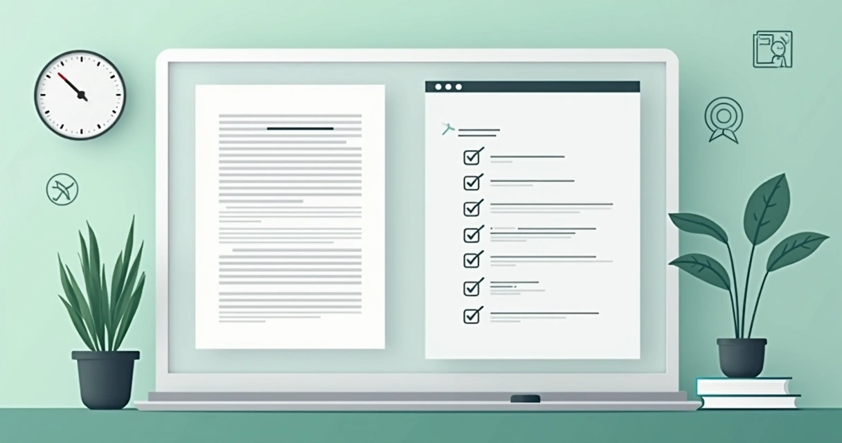 Resumo automático de documento no quadro branco digital 